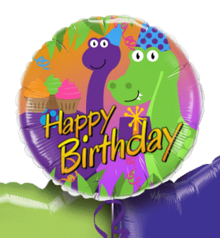 Dinosaurs Party Balloon
