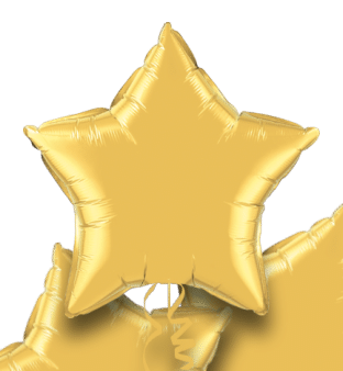 Gold Star Bouquet Balloon