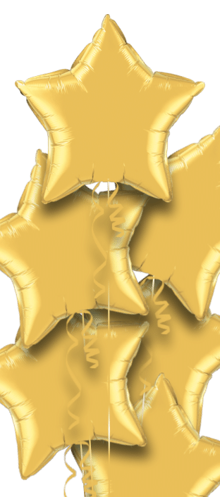 Gold Star Bouquet Balloon