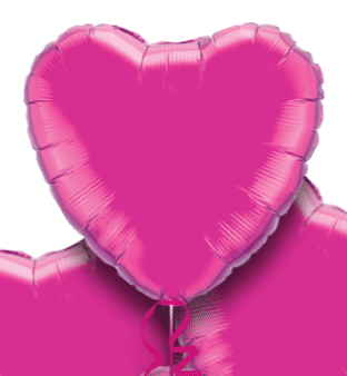 Hot Pink Heart Bouquet Balloon