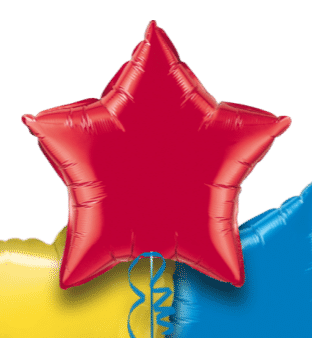 Red, Royal Blue and Yellow Balloon