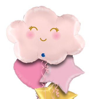 Pink Happy Cloud Balloon