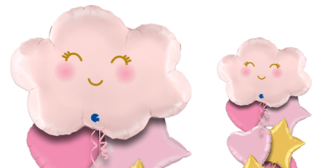 Pink Happy Cloud Balloon