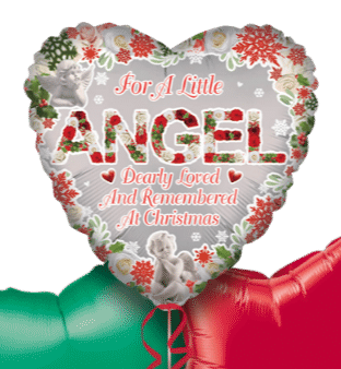 Christmas In Loving Memory Angel Balloon
