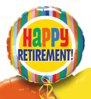 Retirement Balloons - Helium Balloon Gift Delivery UK