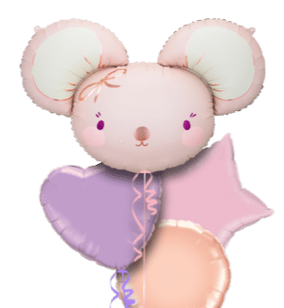 Baby Pink Mouse Balloon