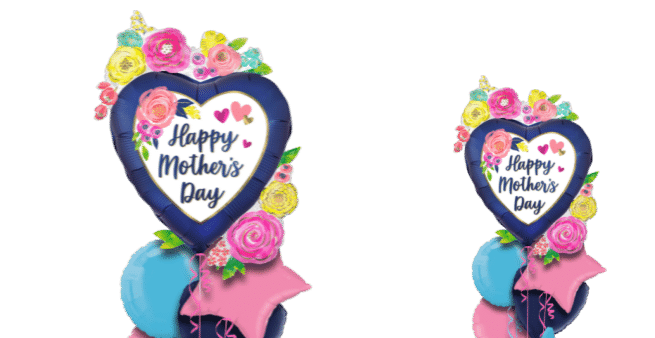 Mothers Day Satin Flowers Balloon