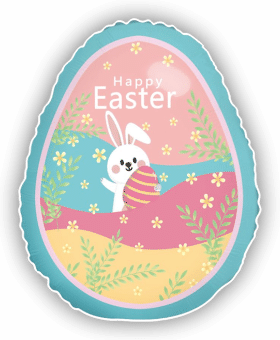 Easter Egg with Bunny