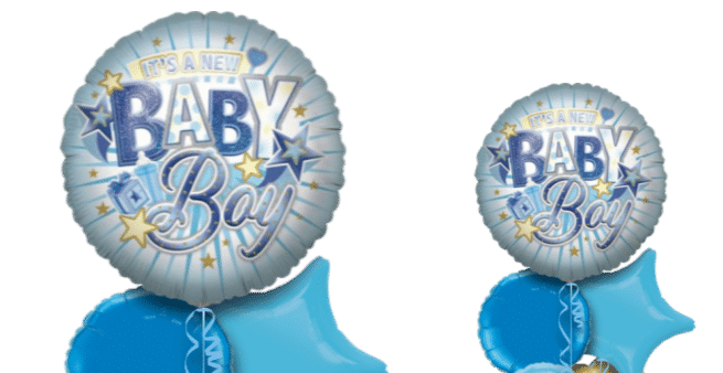 New Baby Boy Jumbo Balloon