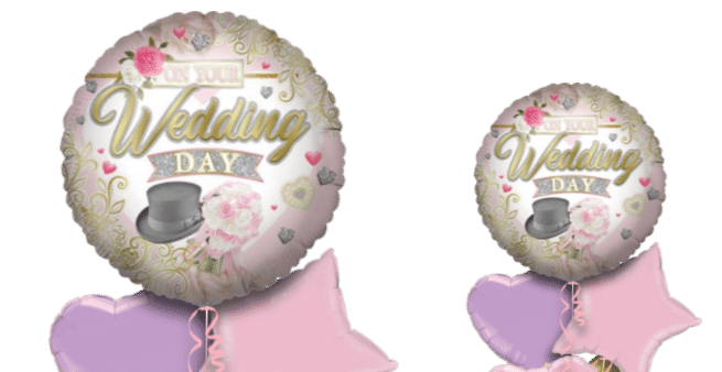 On Your Wedding Day Jumbo Balloon