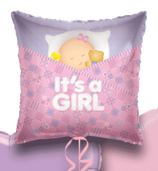 Baby Girl Bed Time Balloon