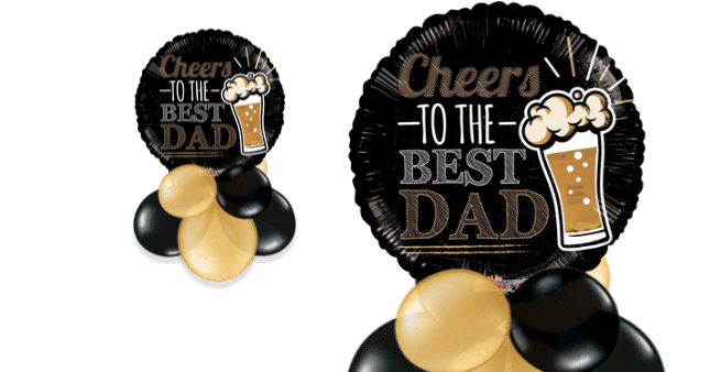 Cheers to the Best Dad Balloon