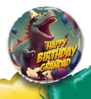 Birthday Dinosaur Balloon