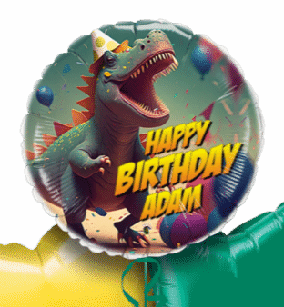Birthday Dinosaur Balloon