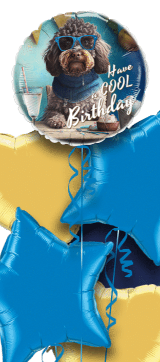 Cool Birthday Dog Balloon