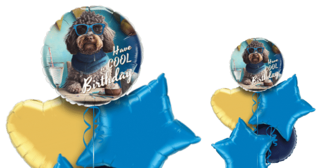 Cool Birthday Dog Balloon