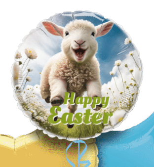 Happy Easter Lamb Balloon