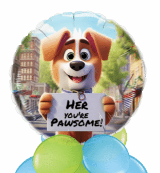 Doggy Pawsome Balloon