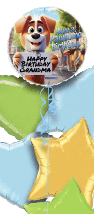 Pawsome Birthday Balloon