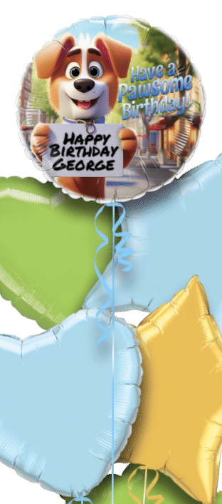 Pawsome Birthday Balloon