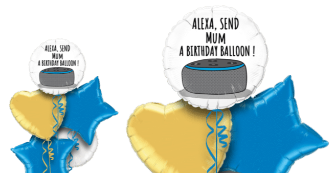 Alexa Send a Birthday Balloon Balloon