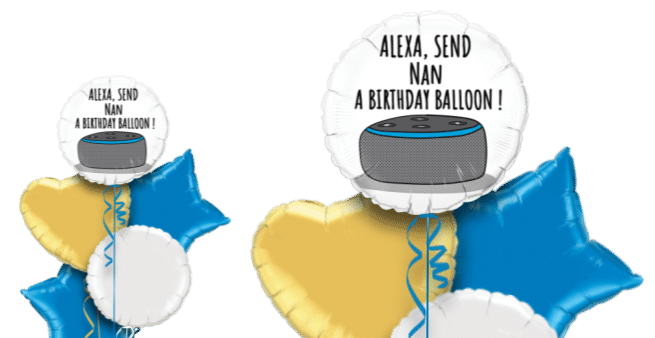Alexa Send a Birthday Balloon Balloon
