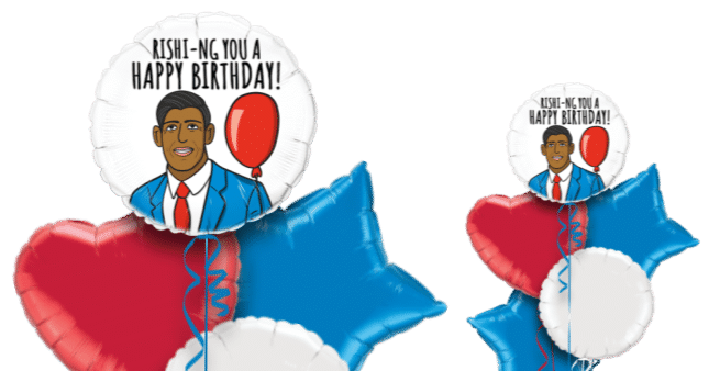 Rishi-ng you a Happy Birthday Balloon
