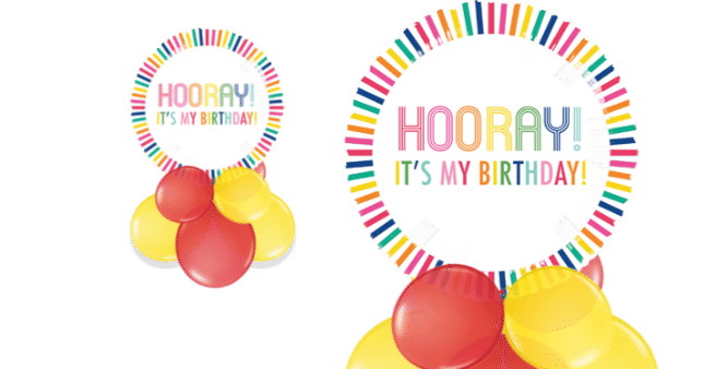Hooray It's My Birthday Balloon