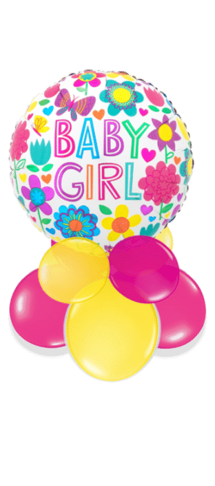 Baby Girl Bright Balloon