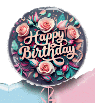 Birthday Roses Balloon