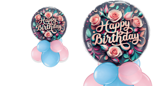 Birthday Roses Balloon