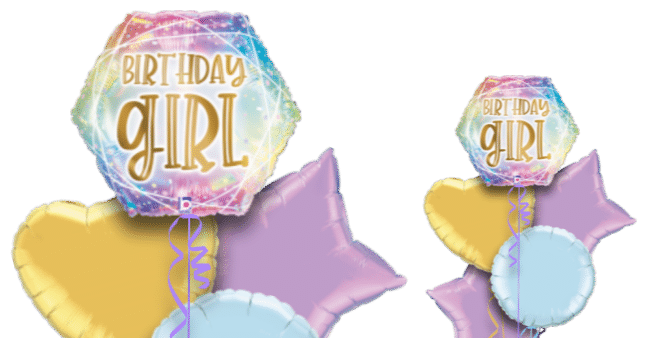 Birthday Girl Opal  Balloon