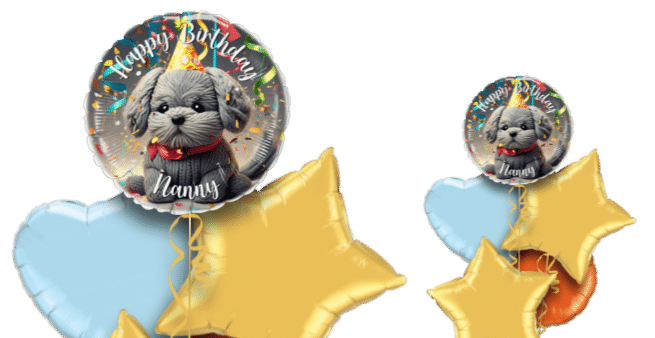 Cute Birthday Puppy Balloon