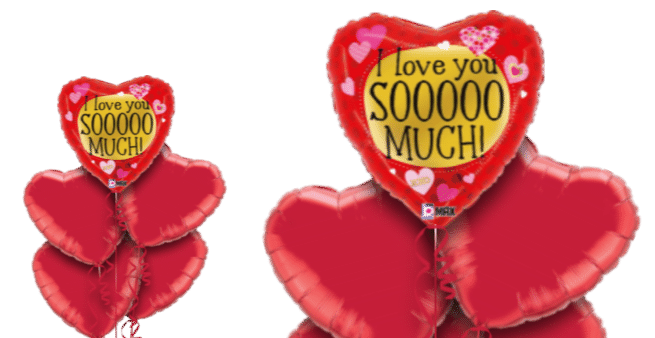 Two-Sided VALENTINE and I Love You  Balloon