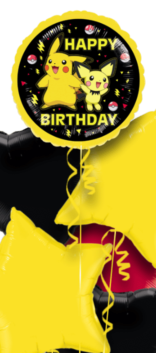 Pokemon Pikachu Birthday Balloon