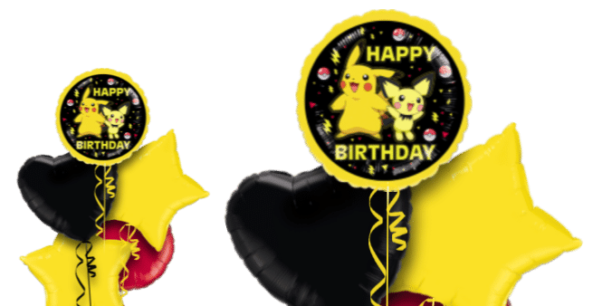 Pokemon Pikachu Birthday Balloon