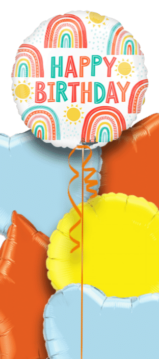 Birthday Rainbows Balloon