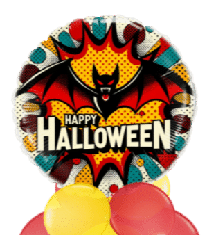 Retro Bat Halloween Balloon