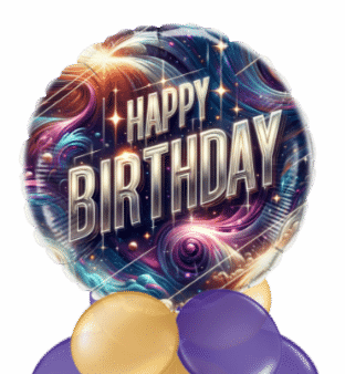 Cosmic Birthday Balloon