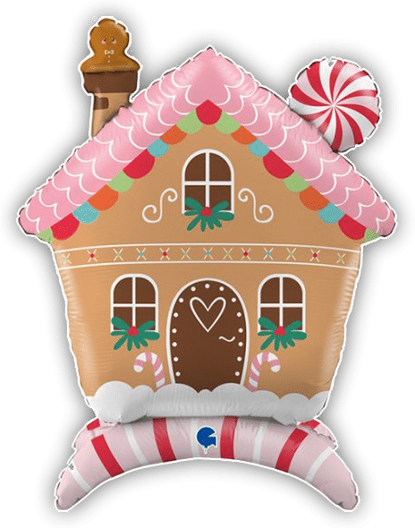 Gingerbread House Floor Standing Balloon Balloon