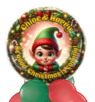 Christmas Elf Balloon