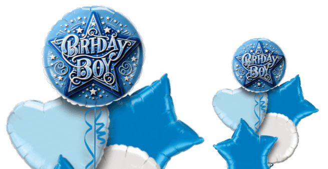 Birthday Boy Star Balloon