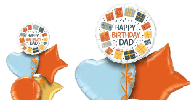 Happy Birthday Dad Presents Balloon