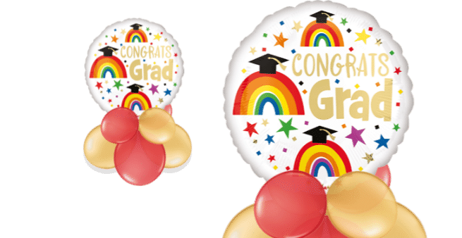 Grad Rainbows Balloon