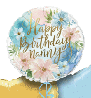 Happy Birthday Nanny Balloon