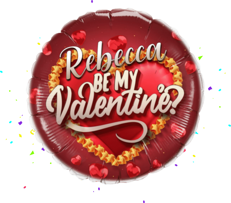 Be My Valentine balloon 