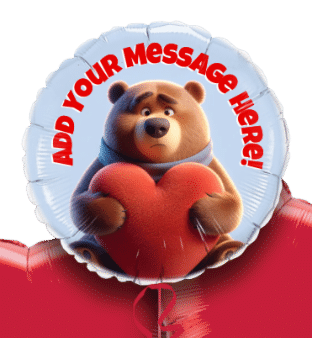 Big Hug Valentine's Bear Balloon