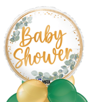 Baby Shower Gold Leaf Balloon