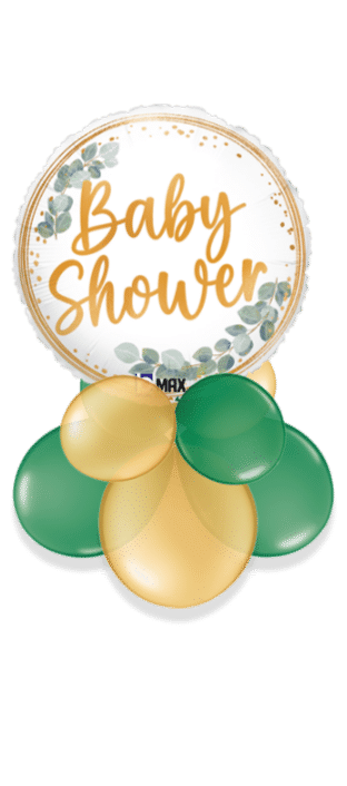 Baby Shower Gold Leaf Balloon