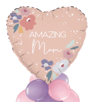 Jumbo Amazing Mum Heart Balloon